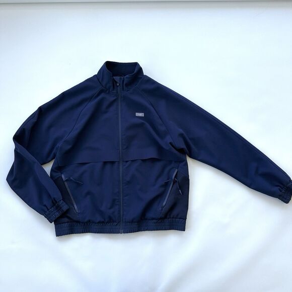 Figs Sydney Scrub Jacket Womens Navy Performance Full Zip Medical XS $98 - Picture 6 of 11